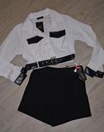 Partij dames blouse blousjes 12 stuks in wit en zwart, Ophalen, Nieuw