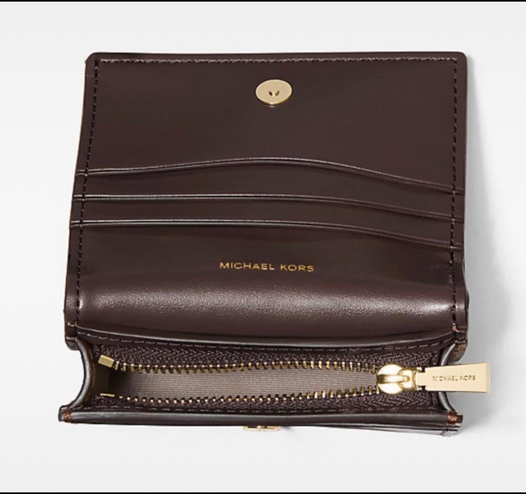 Michael Kors Dames Portemonnee Hamilton – Bruin Leer – Nieuw, Ophalen of Verzenden, Nieuw, Bruin, Leer