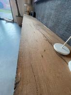 Massief Eiken Wandplank 235x30x6cm - oud frans eiken, Ophalen, Gebruikt