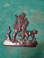 beeld jager met hond gietijzer, Ophalen of Verzenden