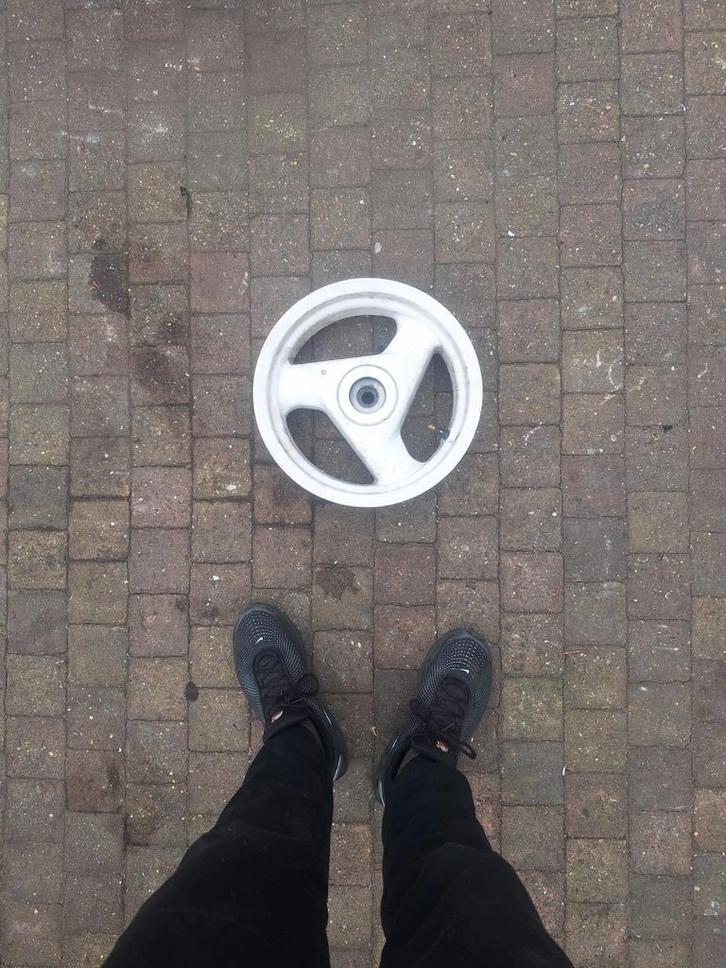 Speedfight 2 achtervelg WRC uitvoering., Fietsen en Brommers, Brommers | Toebehoren, Ophalen of Verzenden