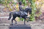 beeldje bronzen paard "'dressuur" Yvonne Piller, Ophalen, Zo goed als nieuw, Dier