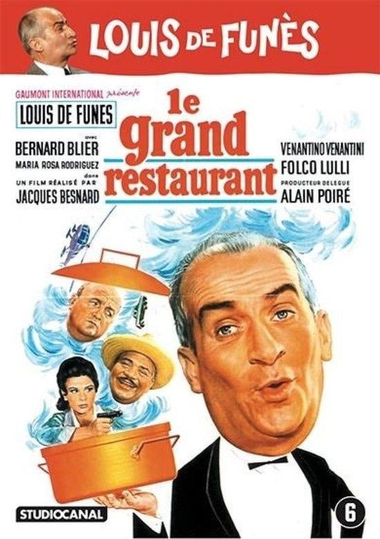 le grand restaurant ( louis de funes ), Alle leeftijden, Ophalen of Verzenden, Zo goed als nieuw, Romantische komedie