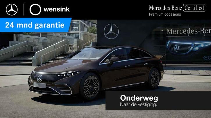 Mercedes-Benz EQS 450+ AMG Line 108 kWh | Burmester | Memory, Auto's, Mercedes-Benz, Bedrijf, Te koop, EQS, 360° camera, ABS, Adaptive Cruise Control