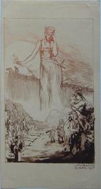 Huib Luns litho irisdruk "Avril 1917", Ophalen