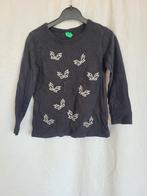Zwart shirt met vlinders mt 86/92 United Colours of Benneton, Kinderen en Baby's, Babykleding | Maat 86, Meisje, ., Ophalen of Verzenden