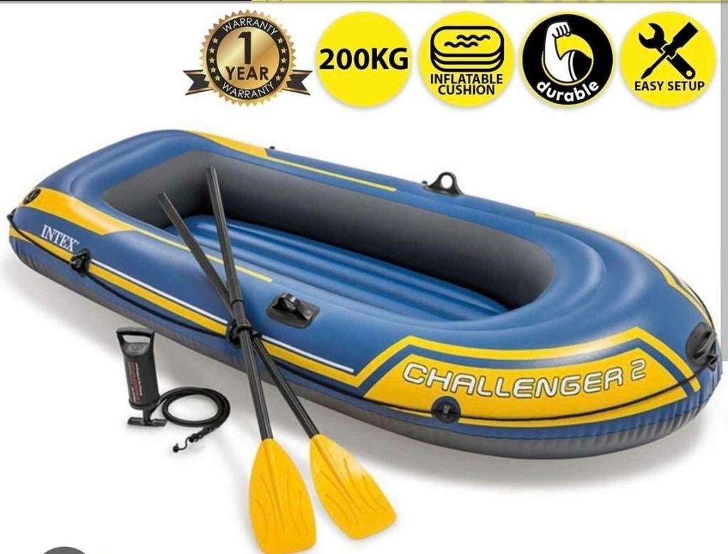 Intex challenger 2 rubberboot, Ophalen, 3-persoons of meer
