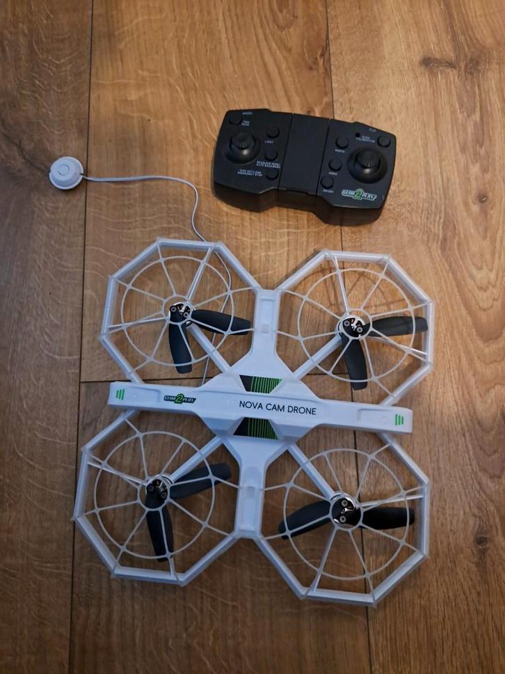 Nova Cam Drone met Lichtjes - Gear2Play, Audio, Tv en Foto, Drones, Gebruikt, Speelgoeddrone, Basiskwaliteit, Overige merken, Minder dan 250 gram