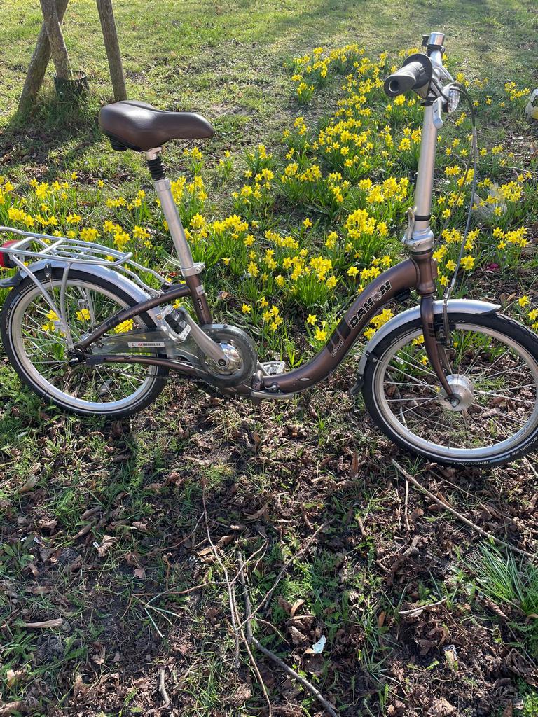 Zeer Moi Dahon Ciao Vouwfiets 3 Versnellingen, Fietsen en Brommers, Fietsen | Vouwfietsen, Ophalen, 20 inch of meer, Versnellingen