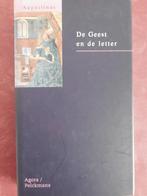 Augustinus  De Geest en de letter, Ophalen of Verzenden, Zo goed als nieuw