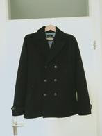 Tussen jas double breasted  carcoat merk Topman mt M, Kleding | Heren, Maat 48/50 (M), Zwart, Nieuw, Ophalen of Verzenden