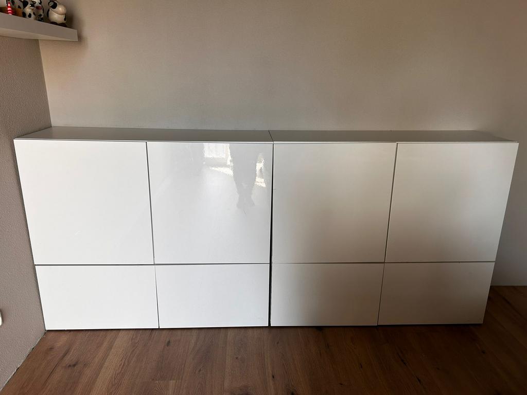 Besta Ikea, Huis en Inrichting, Kasten | Wandmeubels, Ophalen, Met deur(en), 100 tot 150 cm, Zo goed als nieuw