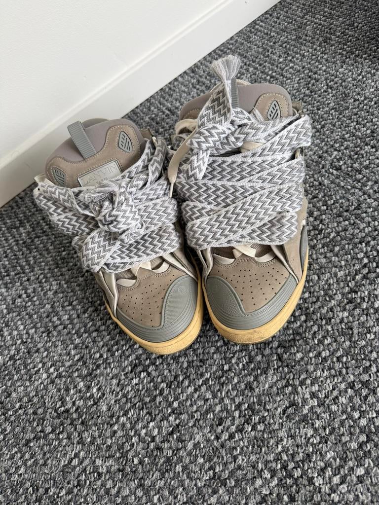 LANVIN CURBS Gray maat 44, Kleding | Heren, Schoenen, Ophalen, Zo goed als nieuw, Overige kleuren