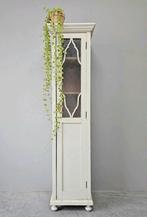 OPRUIMING Antieke Franse eendeurskast vintage smalle kast, Ophalen of Verzenden