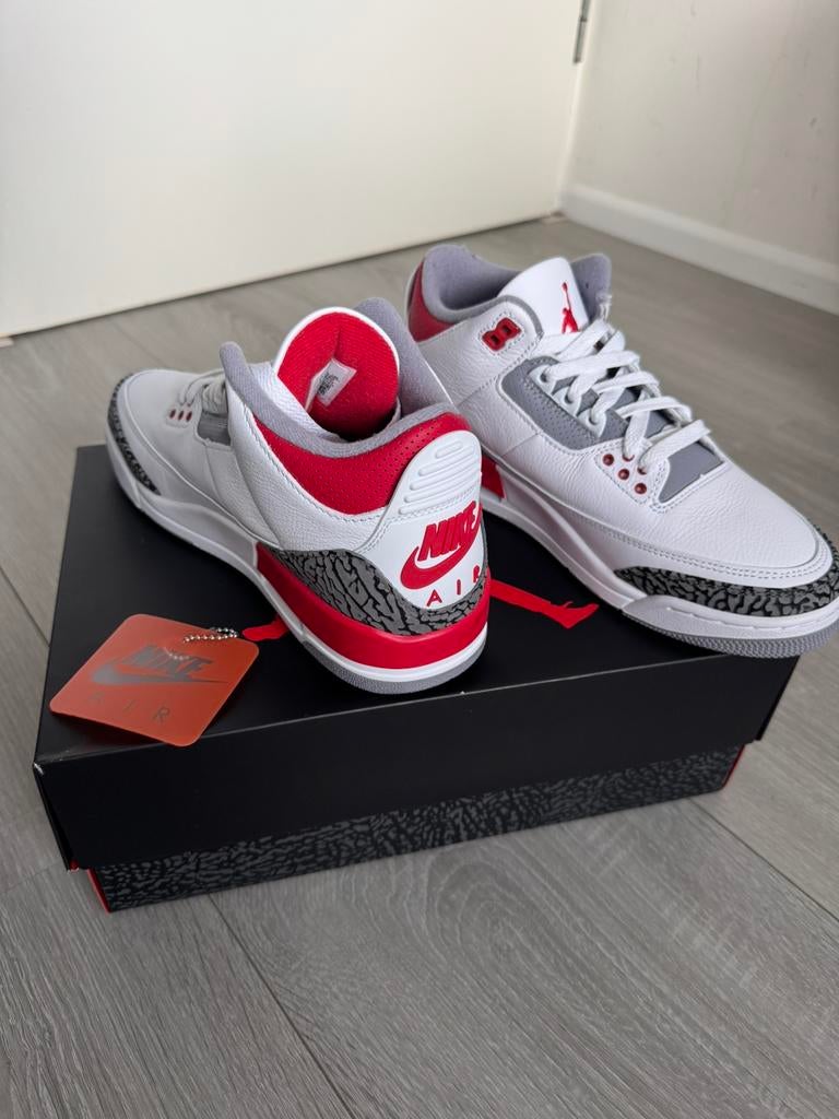 Air Jordan 3 Retro, Kleding | Heren, Schoenen, Ophalen, Zo goed als nieuw, Wit