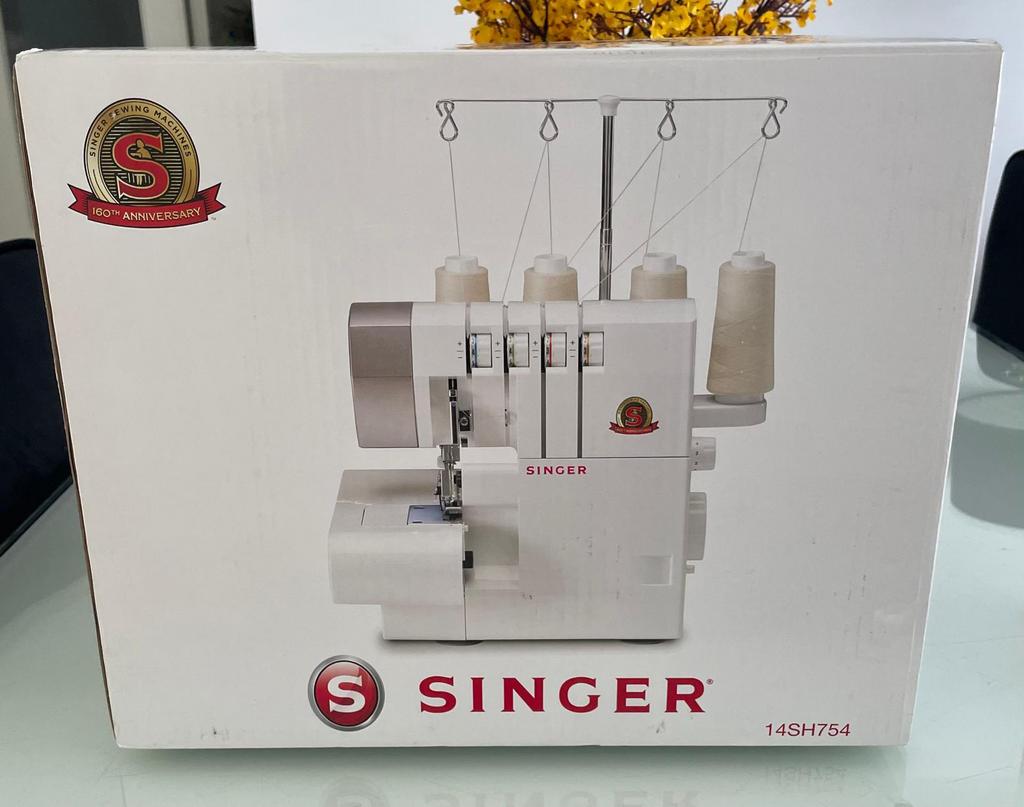 Overlock Singer 14SH754 lockmachine (nieuw), Hobby en Vrije tijd, Naaimachines en Toebehoren, Ophalen, Nieuw, Lockmachine, Singer