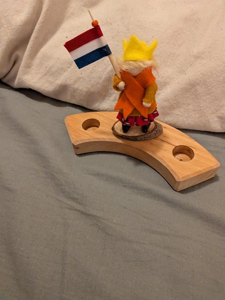 Koningsdag kindje steker, Ophalen of Verzenden, Nieuw, Figuurtje(s), Wolvilt