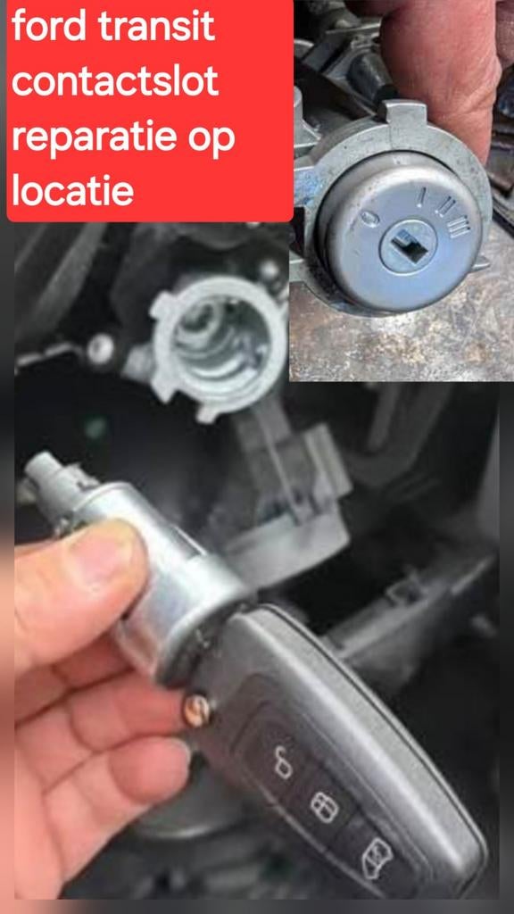 Ford transit contactslot reparatie draait niet? Lees, Ophalen of Verzenden, Nieuw, Overige automerken