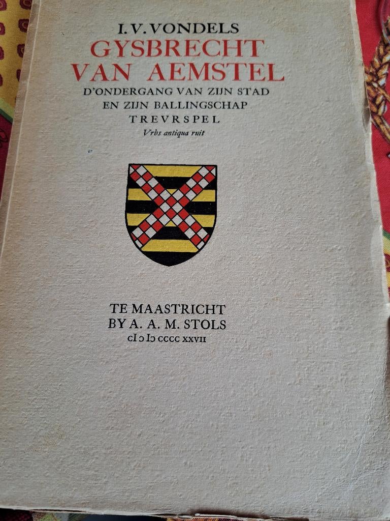Geysbrecht van Aemstel (1927) door jpz Franken, Ophalen of Verzenden, Gelezen