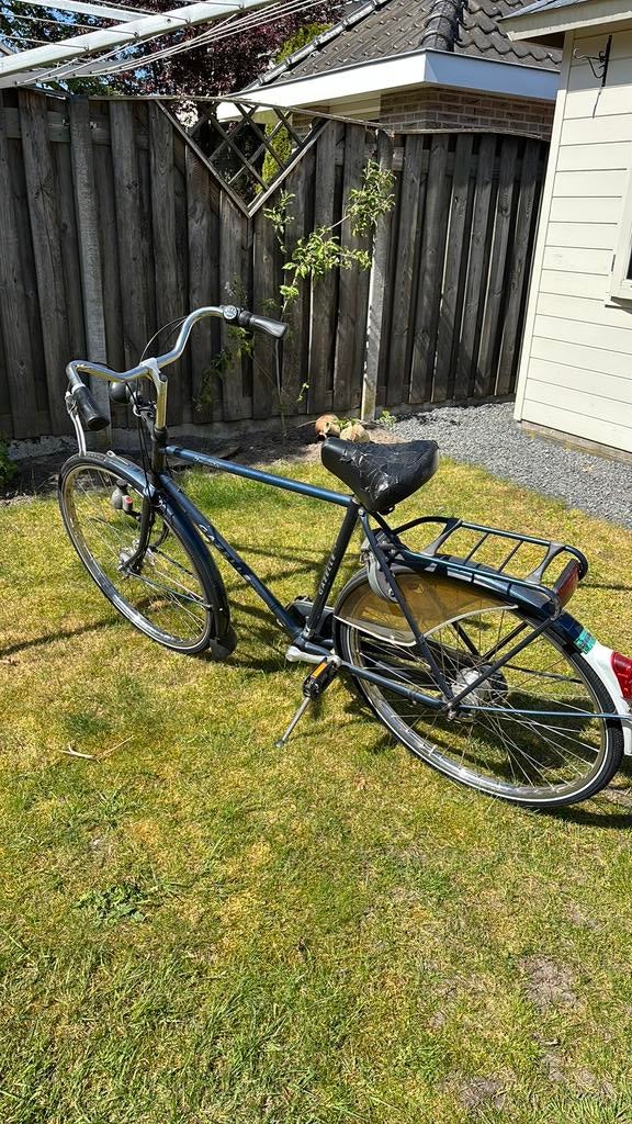 Oude fiets, Fietsen en Brommers, Fietsen | Heren | Herenfietsen, Ophalen, Gebruikt, Versnellingen, 57 tot 61 cm