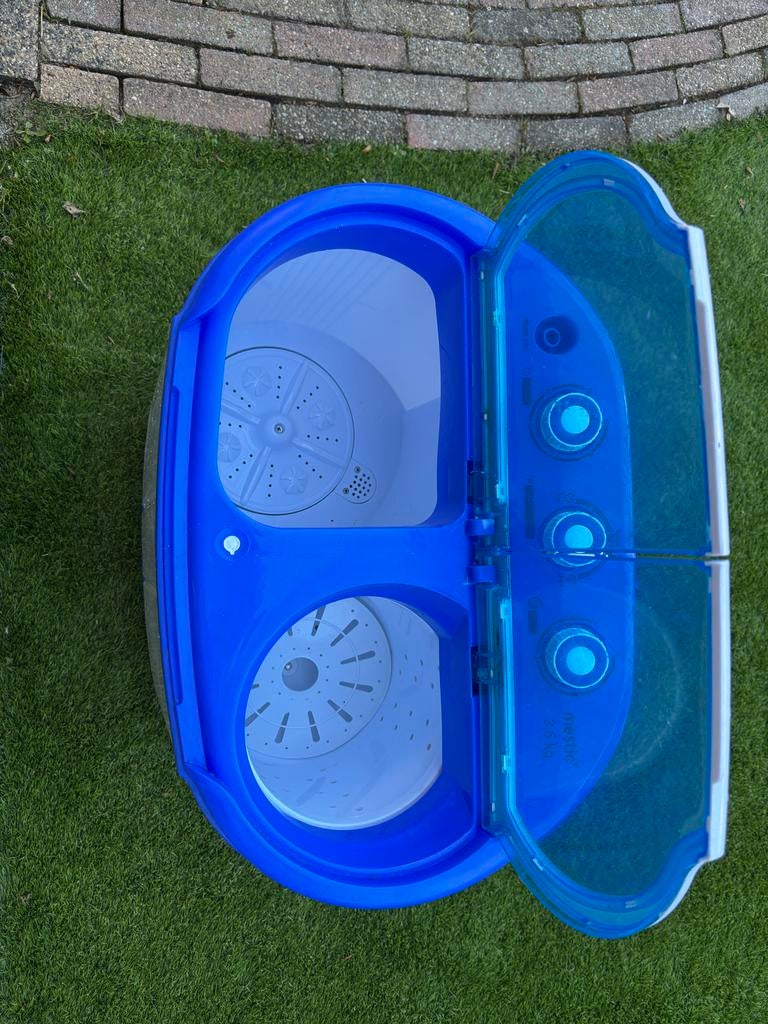 Mestic mini wasmachine 3,5 kg - Ideaal voor camping/kleine r, Witgoed en Apparatuur, Minder dan 85 cm, Minder dan 4 kg, Bovenlader