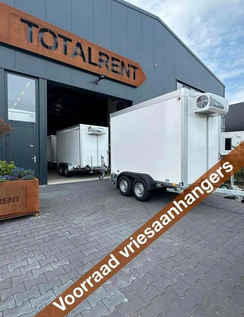Uit voorraad 3 mtr nieuwe vriesaanhangers te koop voorraad, Auto diversen, Ophalen, Nieuw, Stirlingstraat 5 Beek, Info@totalwagon.nl
