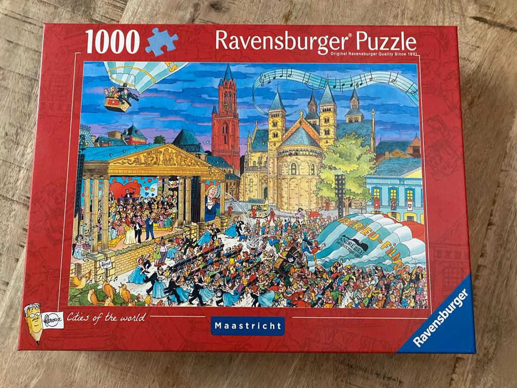 Ravensburger Legpuzzel Maastricht 1000 stukjes, Hobby en Vrije tijd, Denksport en Puzzels, Ophalen, 500 t/m 1500 stukjes, Zo goed als nieuw