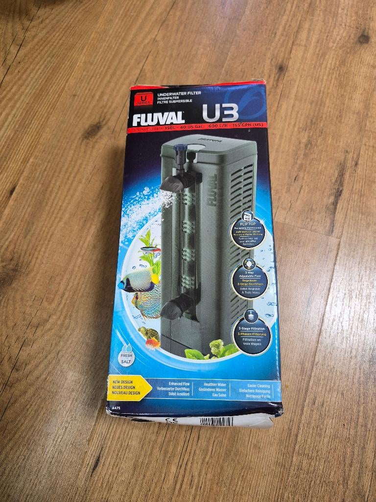 Fluval u3, Dieren en Toebehoren, Vissen | Aquaria en Toebehoren, Ophalen of Verzenden, Zo goed als nieuw