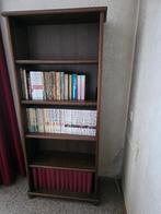 Boekenkast donker eiken 186cm, Huis en Inrichting, Kasten | Boekenkasten, Ophalen, Met plank(en), Gebruikt, 50 tot 100 cm