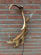 Geweien geweienlamp jacht Veluwe geweien edelhert wandlamp., Ophalen of Verzenden, Nieuw