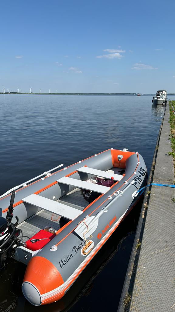 Colibri Rubberboot 400CM + Parsun 20 pk Kortstaart, Zo goed als nieuw, Benzine, Minder dan 70 pk, Overige materialen