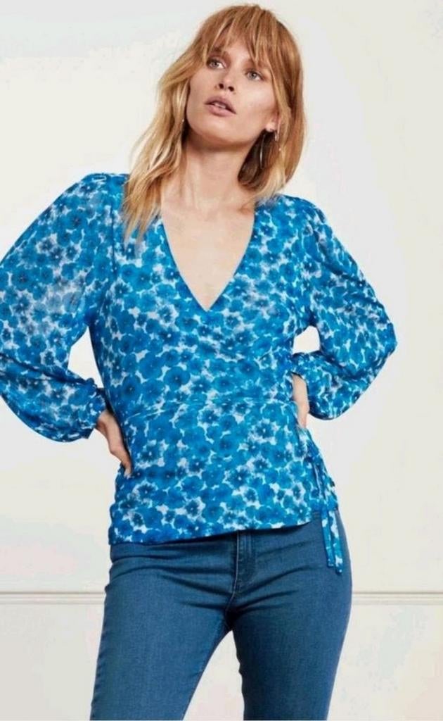 Fabienne Chapot Evi top/ blouse maat M *nieuw *, Maat 38/40 (M), Blauw, Nieuw, Ophalen of Verzenden