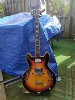 Vintage Hollow Body Gitaar - Goedwerkende Staat, Ophalen of Verzenden, Gebruikt, Hollow body, Overige merken