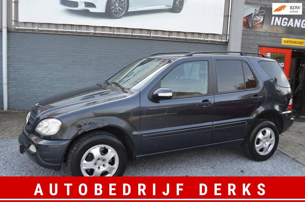 Mercedes-Benz M-klasse ML 270 CDI AUT Airco Grijs Kenteken T, Auto's, Bestelauto's, Gebruikt, 2080 kg, Bedrijf, Vierwielaandrijving