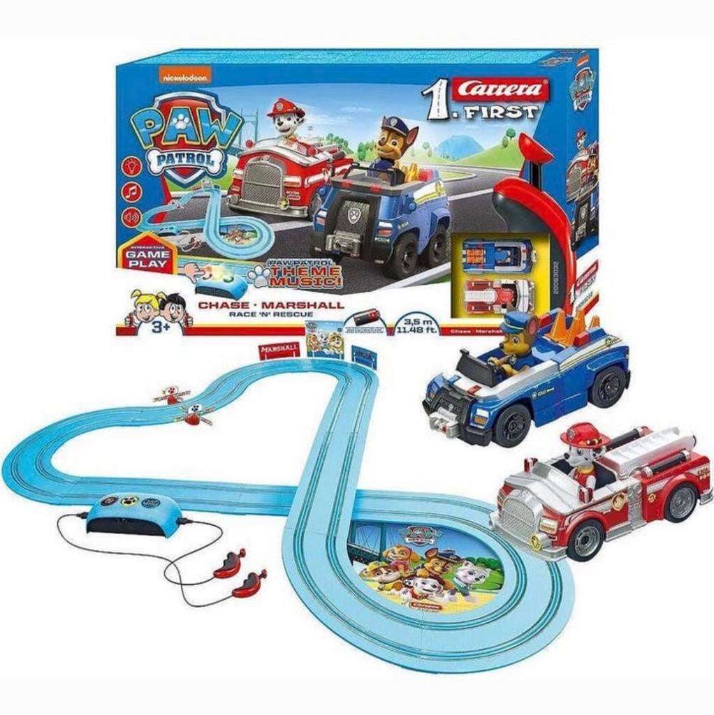 Carrera FIRST Racebaan PAW Patrol - Rescue Chase Marshall, Racebaan, Zelf te bouwen, Carrera, Nieuw