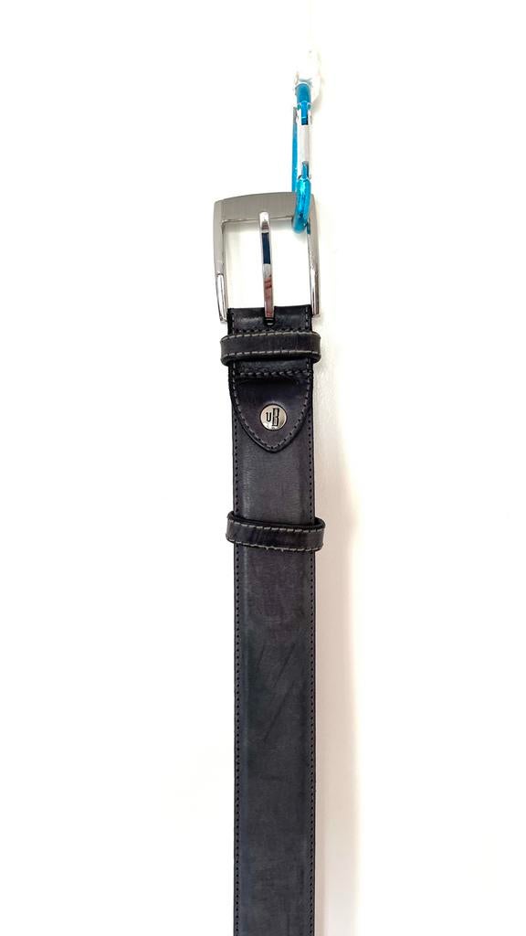 Van Bommel leren riem 3 cm, Kleding | Heren, Riemen en Ceinturen, Ophalen of Verzenden, Zo goed als nieuw, Overige kleuren, Echt leder