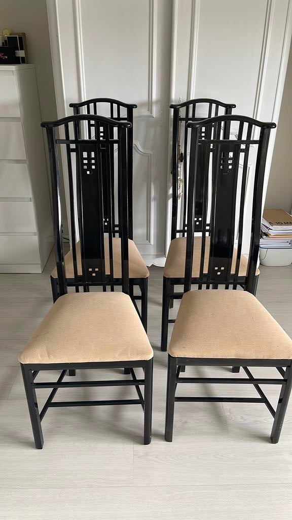 Giorgetti italiaans design  4 eetkamerstoelen, Ophalen, Design, Vier