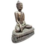 Massief Bronzen Boeddha Nepal - 1,6kg - 19cm, Huis en Inrichting, Ophalen of Verzenden, Gebruikt