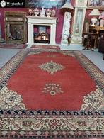 Perzisch tapijt handgeknoopt vloerkleed oudroze 300x200 cm