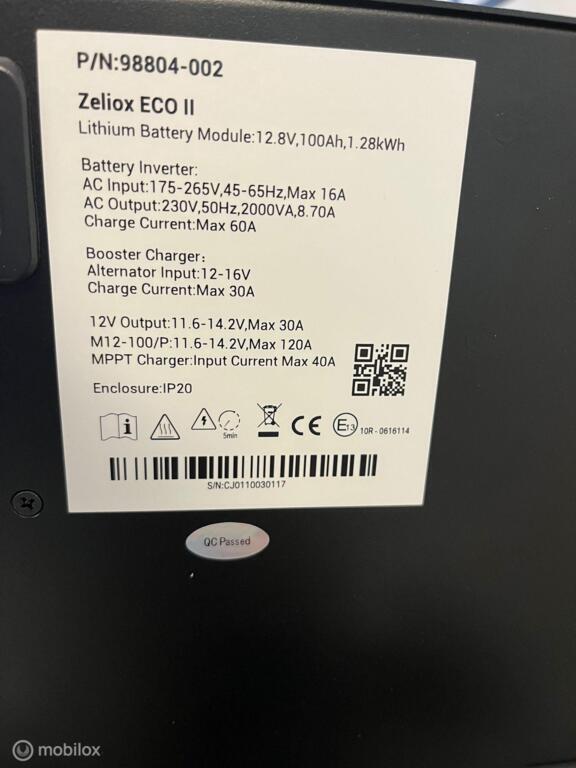 Zeliox ECO II omvormer set / 12v / 2000watt / NIEUW, Ophalen of Verzenden