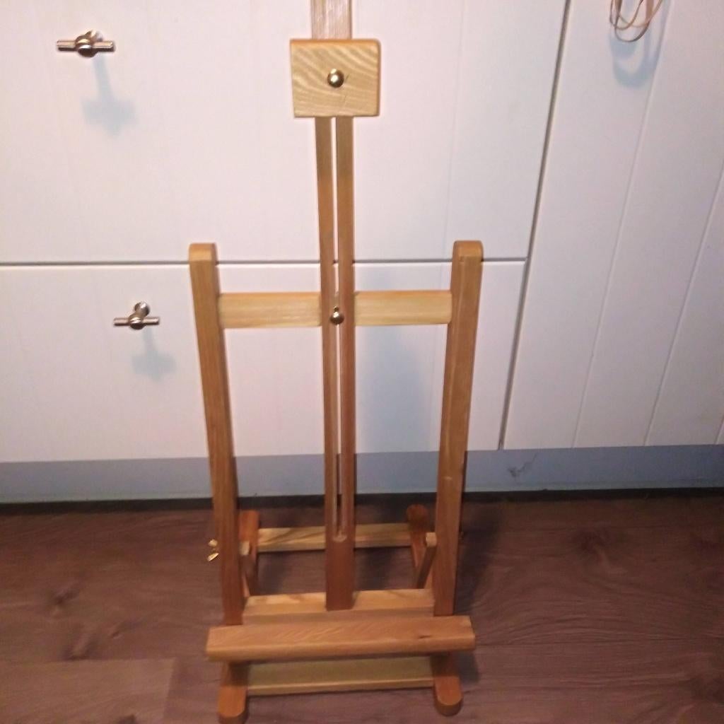 Houten ezel, Hobby en Vrije tijd, Schilderen, Ophalen, Gebruikt, Ezel