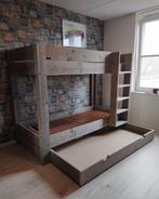 Slaapkamerinrichting van steigerhout, Verzenden, Nieuw, Eenpersoons, Landelijk