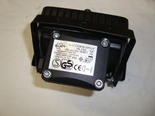 Nieuw: Elro Floodlight HL150 met lamp zwart (20230029), MTE, Nieuw, ELRO, Ophalen of Verzenden