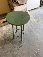 Groene plantentafel 40x61 cm - Rond bijzettafeltje, Huis en Inrichting, Tafels | Bijzettafels, Minder dan 55 cm, Gebruikt, Rond