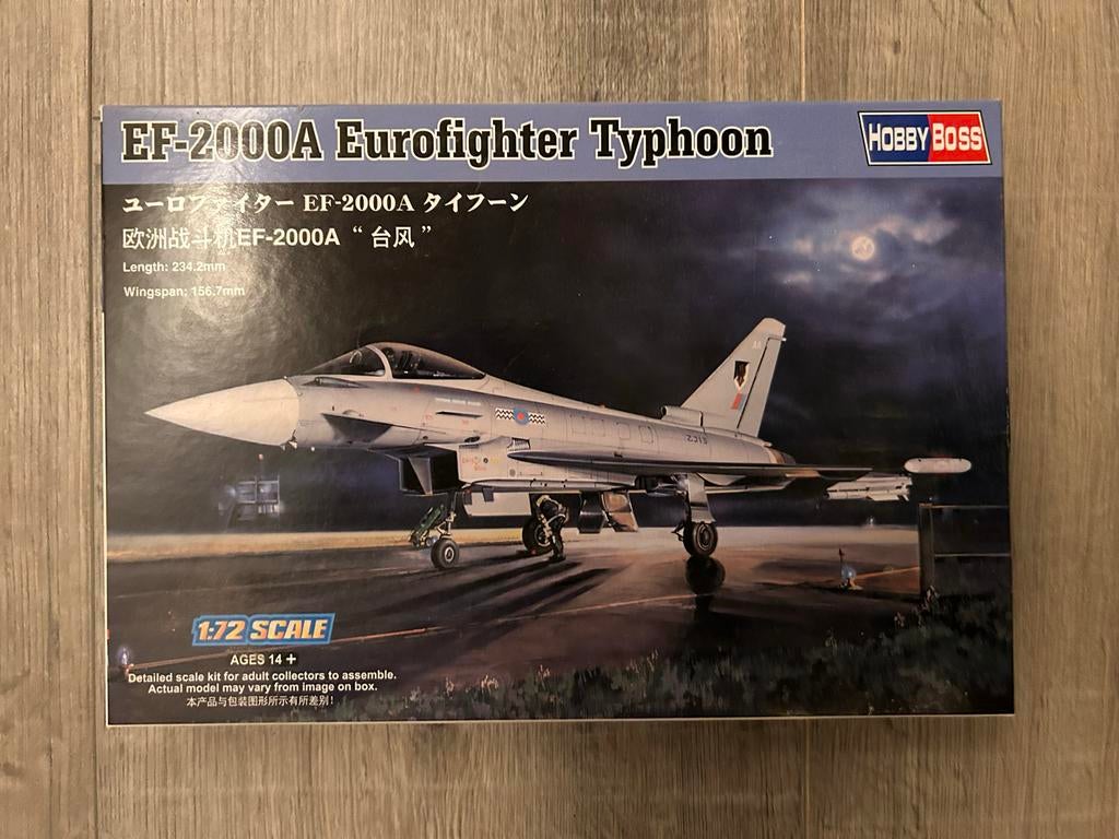 Hobby Boss EF-2000A Eurofighter Typhoon 1:72 schaalmodel, Overige merken, 1:72 tot 1:144, Nieuw, Ophalen of Verzenden