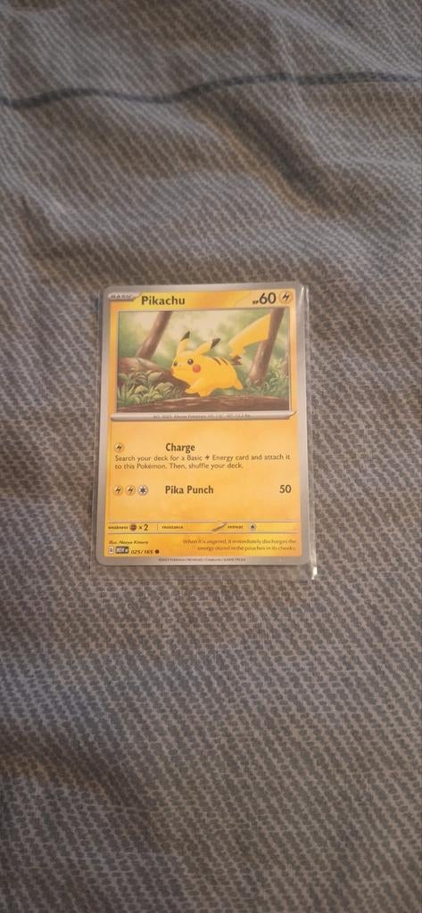 Pikachu Pokémon kaart 027/185, Ophalen of Verzenden