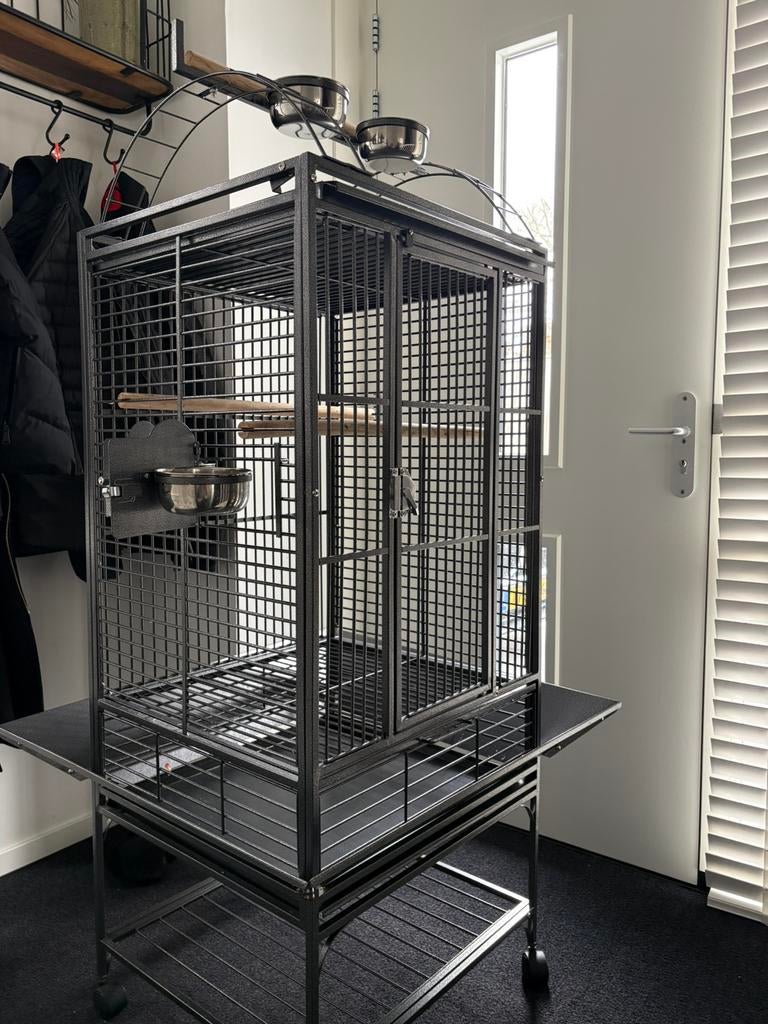 Papegaaienkooi, Dieren en Toebehoren, Ophalen, Nieuw, Metaal, Vogelkooi