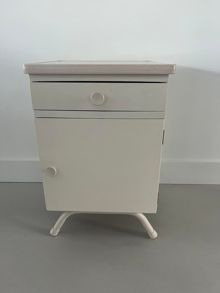 Vintage nachtkastje, Ophalen of Verzenden, Zo goed als nieuw, Minder dan 45 cm