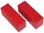 Lego Red Brick, Modified 2 x 6 x 2 Weight - Bottom Openings,, Ophalen of Verzenden, Gebruikt, Losse stenen, Lego