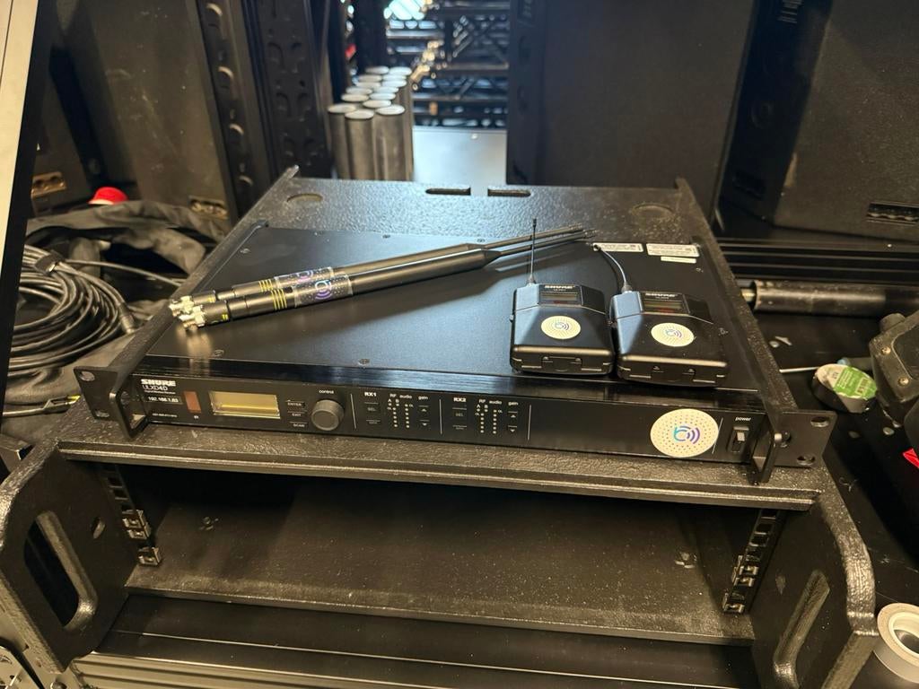 Shure ULXD dual inclusief beltpacks k51 band, Muziek en Instrumenten, Microfoons, Ophalen of Verzenden, Zo goed als nieuw, Zangmicrofoon